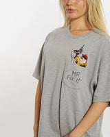 Vintage 1996 Looney Tunes Taz Devil Pocket Tee <br>M , The Real Deal , newtown, sydney, australia, thrift store, opshop, preloved, secondhand, sustainable, retro, antique, 70s, 80s, 90s, 2000s, 00s, fashion, clothing, streetwear, trendy, garment, style, boutique, store, shop, archive, sale, cheap, best, top