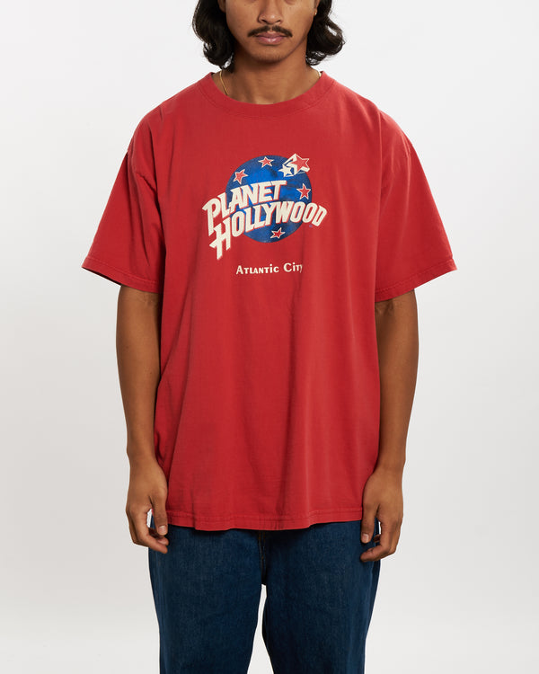 90s Planet Hollywood 'Atlantic City' Tee <br>L