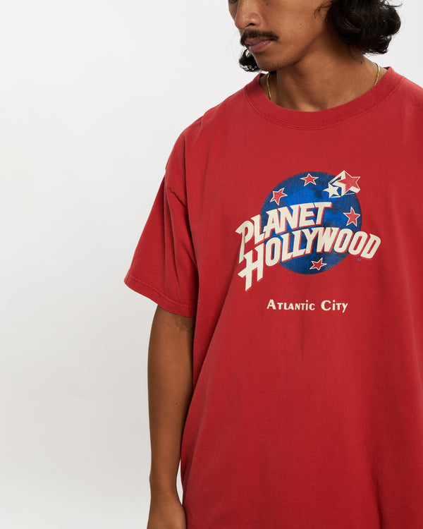 90s Planet Hollywood 'Atlantic City' Tee <br>L