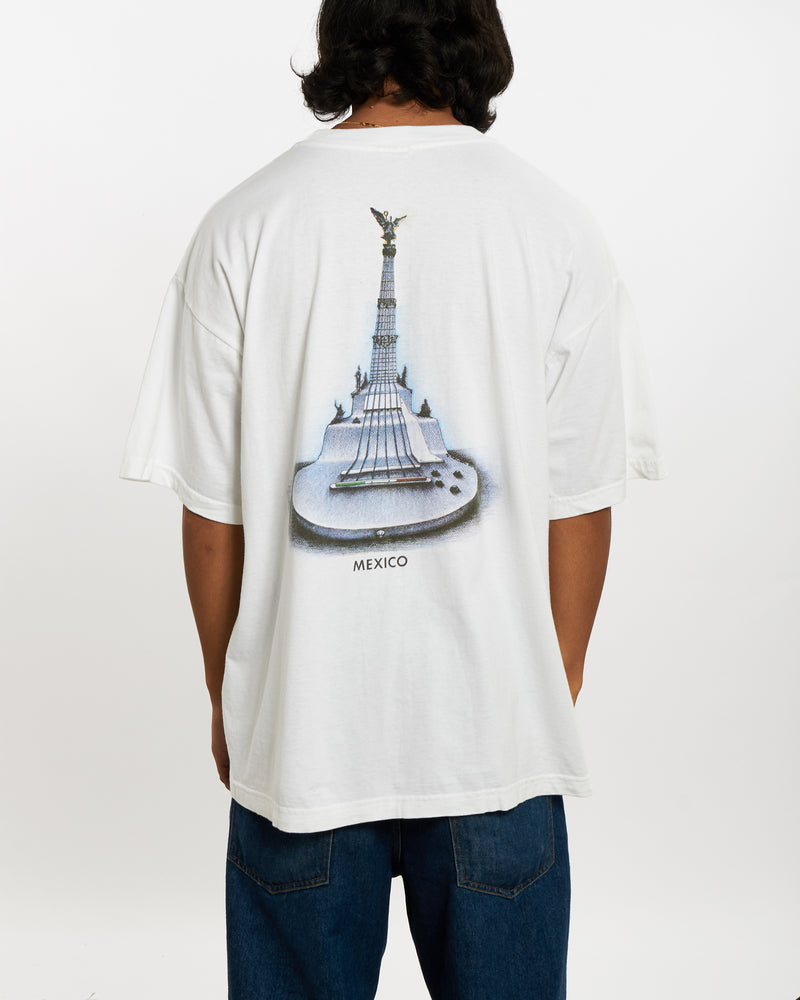 Vintage 90s Hard Rock Cafe 'Mexico' Tee <br>L , The Real Deal , newtown, sydney, australia, thrift store, opshop, preloved, secondhand, sustainable, retro, antique, 70s, 80s, 90s, 2000s, 00s, fashion, clothing, streetwear, trendy, garment, style, boutique, store, shop, archive, sale, cheap, best, top