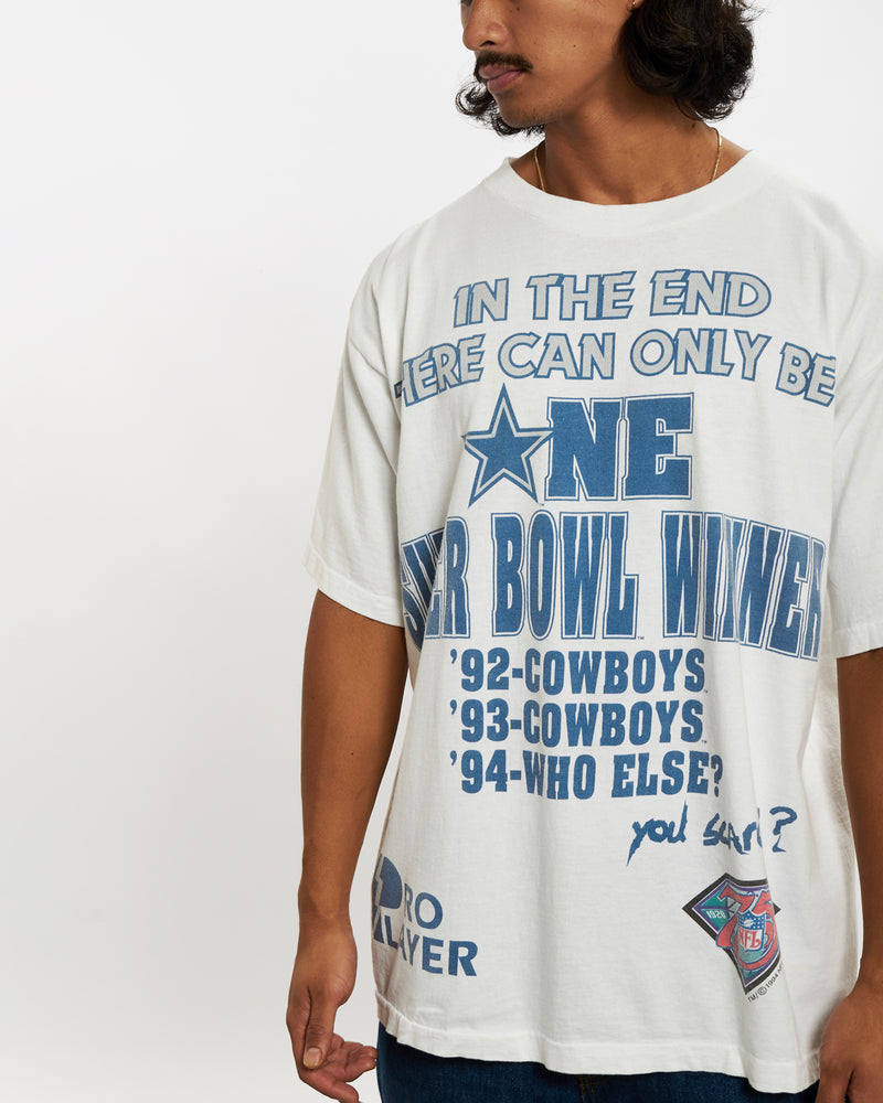 Vintage 1994 NFL Dallas Cowboys Tee <br>L , The Real Deal , newtown, sydney, australia, thrift store, opshop, preloved, secondhand, sustainable, retro, antique, 70s, 80s, 90s, 2000s, 00s, fashion, clothing, streetwear, trendy, garment, style, boutique, store, shop, archive, sale, cheap, best, top