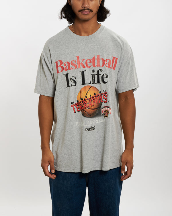 Vintage University of Maryland 'Basketball Is Life' Tee <br>L