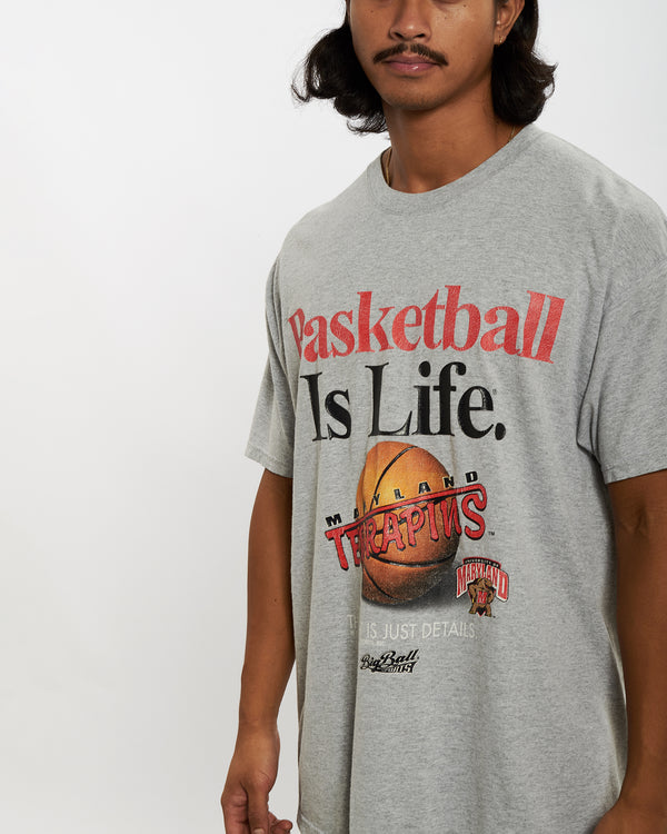 Vintage University of Maryland 'Basketball Is Life' Tee <br>L