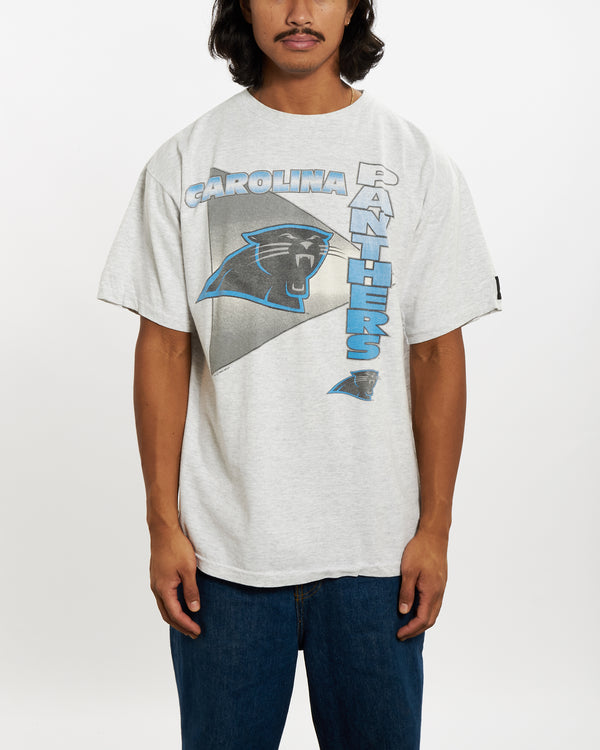 Vintage 1993 NFL Carolina Panthers Tee <br>L , The Real Deal , newtown, sydney, australia, thrift store, opshop, preloved, secondhand, sustainable, retro, antique, 70s, 80s, 90s, 2000s, 00s, fashion, clothing, streetwear, trendy, garment, style, boutique, store, shop, archive, sale, cheap, best, top