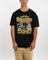 Vintage NFL Pittsburgh Steelers Tee <br>XL , The Real Deal , newtown, sydney, australia, thrift store, opshop, preloved, secondhand, sustainable, retro, antique, 70s, 80s, 90s, 2000s, 00s, fashion, clothing, streetwear, trendy, garment, style, boutique, store, shop, archive, sale, cheap, best, top