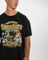Vintage NFL Pittsburgh Steelers Tee <br>XL , The Real Deal , newtown, sydney, australia, thrift store, opshop, preloved, secondhand, sustainable, retro, antique, 70s, 80s, 90s, 2000s, 00s, fashion, clothing, streetwear, trendy, garment, style, boutique, store, shop, archive, sale, cheap, best, top