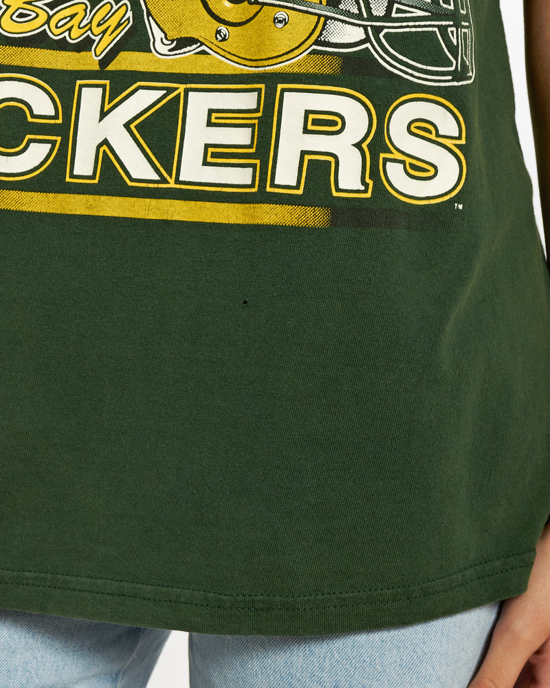 Vintage 1996 NFL Green Bay Packers Tee <br>M , The Real Deal , newtown, sydney, australia, thrift store, opshop, preloved, secondhand, sustainable, retro, antique, 70s, 80s, 90s, 2000s, 00s, fashion, clothing, streetwear, trendy, garment, style, boutique, store, shop, archive, sale, cheap, best, top