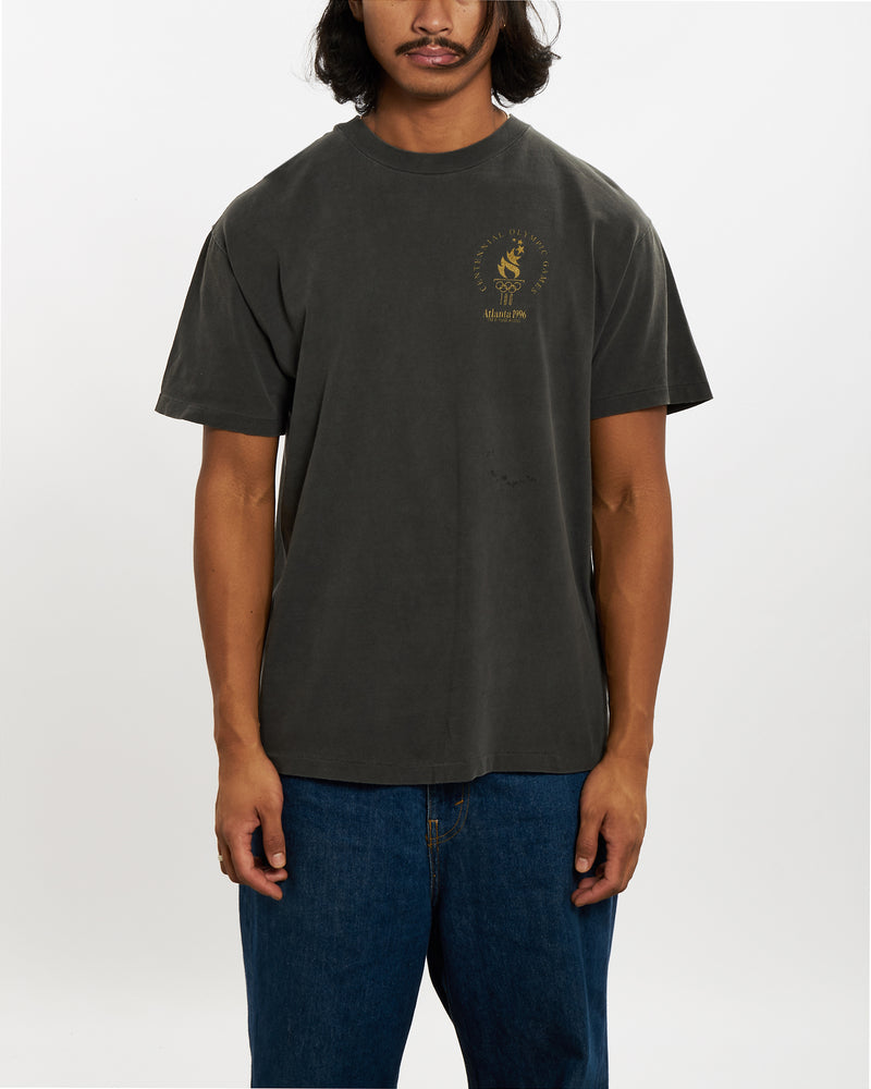 Vintage 1996 Atlanta Olympics Tee <br>M , The Real Deal , newtown, sydney, australia, thrift store, opshop, preloved, secondhand, sustainable, retro, antique, 70s, 80s, 90s, 2000s, 00s, fashion, clothing, streetwear, trendy, garment, style, boutique, store, shop, archive, sale, cheap, best, top