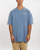 Vintage Harley Davidson Henley Tee <br>XXL , The Real Deal , newtown, sydney, australia, thrift store, opshop, preloved, secondhand, sustainable, retro, antique, 70s, 80s, 90s, 2000s, 00s, fashion, clothing, streetwear, trendy, garment, style, boutique, store, shop, archive, sale, cheap, best, top