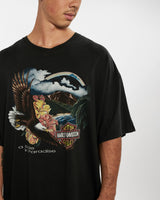 Vintage Harley Davidson Tee <br>XXL , The Real Deal , newtown, sydney, australia, thrift store, opshop, preloved, secondhand, sustainable, retro, antique, 70s, 80s, 90s, 2000s, 00s, fashion, clothing, streetwear, trendy, garment, style, boutique, store, shop, archive, sale, cheap, best, top