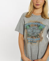 Vintage Harley Davidson Tee <br>M , The Real Deal , newtown, sydney, australia, thrift store, opshop, preloved, secondhand, sustainable, retro, antique, 70s, 80s, 90s, 2000s, 00s, fashion, clothing, streetwear, trendy, garment, style, boutique, store, shop, archive, sale, cheap, best, top