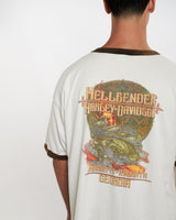 Vintage Harley Davidson Tee <br>XL , The Real Deal , newtown, sydney, australia, thrift store, opshop, preloved, secondhand, sustainable, retro, antique, 70s, 80s, 90s, 2000s, 00s, fashion, clothing, streetwear, trendy, garment, style, boutique, store, shop, archive, sale, cheap, best, top