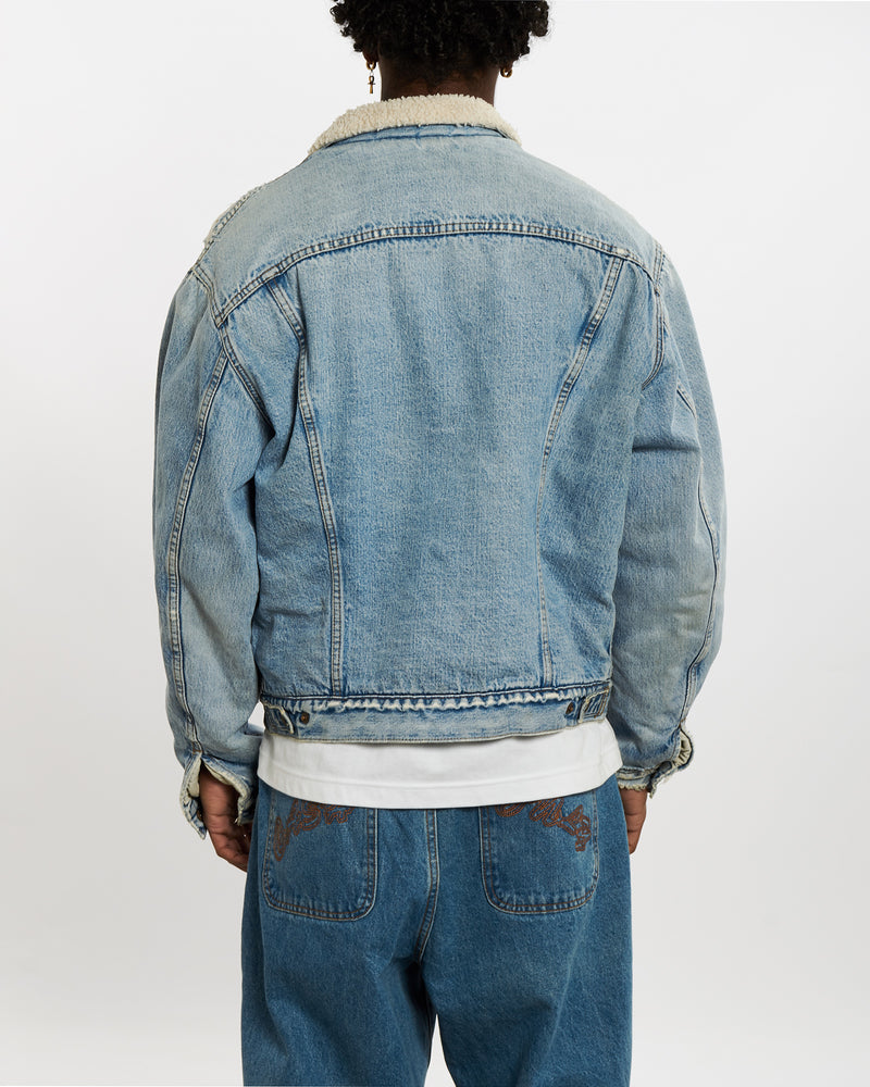 90s Levi's Sherpa Denim Jacket <br>L