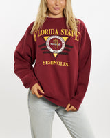 Vintage 90s NCAA Florida State Seminoles Sweatshirt <br>M , The Real Deal , newtown, sydney, australia, thrift store, opshop, preloved, secondhand, sustainable, retro, antique, 70s, 80s, 90s, 2000s, 00s, fashion, clothing, streetwear, trendy, garment, style, boutique, store, shop, archive, sale, cheap, best, top