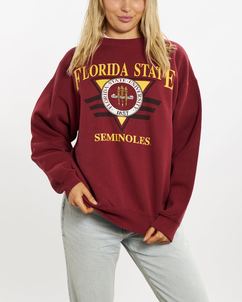 Vintage 90s NCAA Florida State Seminoles Sweatshirt <br>M , The Real Deal , newtown, sydney, australia, thrift store, opshop, preloved, secondhand, sustainable, retro, antique, 70s, 80s, 90s, 2000s, 00s, fashion, clothing, streetwear, trendy, garment, style, boutique, store, shop, archive, sale, cheap, best, top
