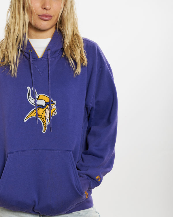 Vintage NFL Minnesota Vikings Hooded Sweatshirt <br>M