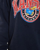 90s NCAA University of Kansas Jayhawks Sweatshirt <br>M