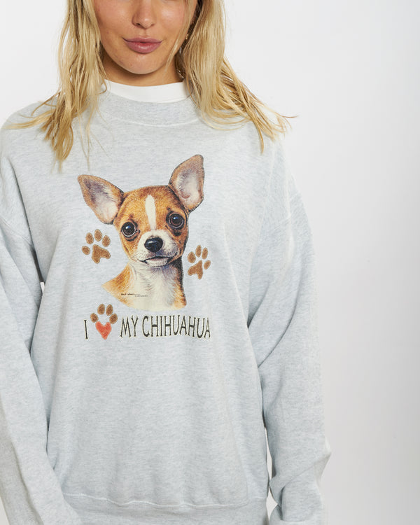 90s I Love My Chihuahua Sweatshirt <br>M