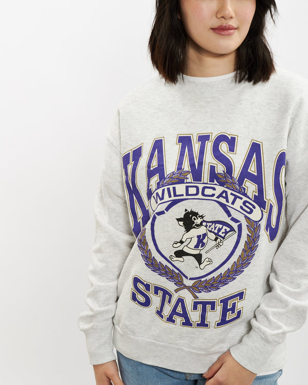 90s NCAA University of Kansas Wildcats Sweatshirt <br>S