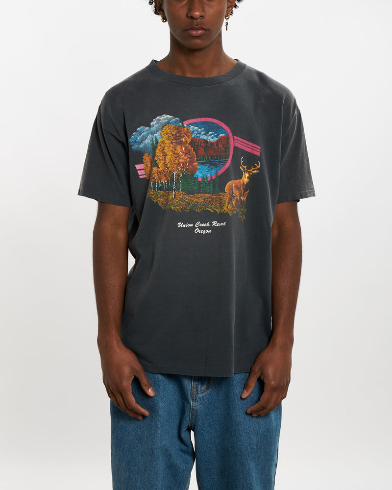 Vintage 90s Oregon Wildlife Tee <br>L , The Real Deal , newtown, sydney, australia, thrift store, opshop, preloved, secondhand, sustainable, retro, antique, 70s, 80s, 90s, 2000s, 00s, fashion, clothing, streetwear, trendy, garment, style, boutique, store, shop, archive, sale, cheap, best, top