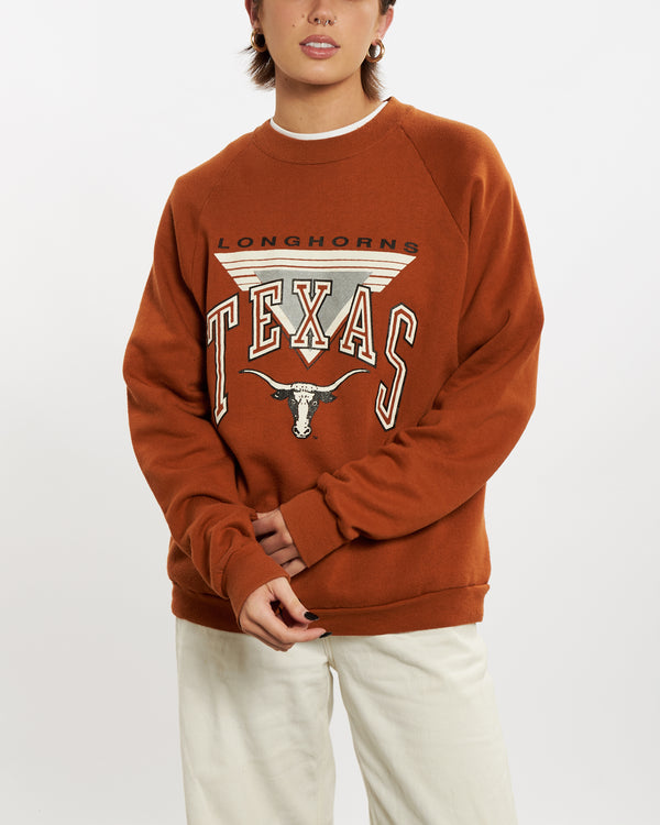 90s NCAA Texas Longhorns Sweatshirt <br>M