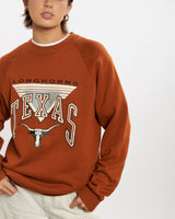 Vintage 90s NCAA Texas Longhorns Sweatshirt <br>M , The Real Deal , newtown, sydney, australia, thrift store, opshop, preloved, secondhand, sustainable, retro, antique, 70s, 80s, 90s, 2000s, 00s, fashion, clothing, streetwear, trendy, garment, style, boutique, store, shop, archive, sale, cheap, best, top