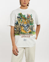 Vintage 90s Endangered Animals Tee <br>M , The Real Deal , newtown, sydney, australia, thrift store, opshop, preloved, secondhand, sustainable, retro, antique, 70s, 80s, 90s, 2000s, 00s, fashion, clothing, streetwear, trendy, garment, style, boutique, store, shop, archive, sale, cheap, best, top