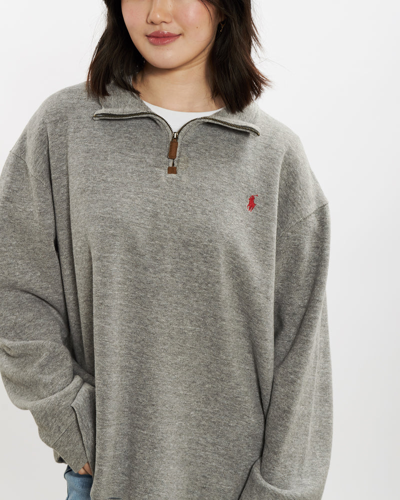 Vintage Polo Ralph Lauren Quarter Zip Sweater <br>S , The Real Deal , newtown, sydney, australia, thrift store, opshop, preloved, secondhand, sustainable, retro, antique, 70s, 80s, 90s, 2000s, 00s, fashion, clothing, streetwear, trendy, garment, style, boutique, store, shop, archive, sale, cheap, best, top