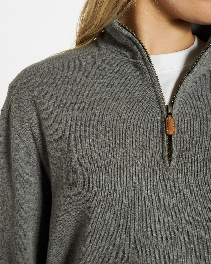 Vintage 90s Polo Ralph Lauren Quarter Zip Sweater <br>M , The Real Deal , newtown, sydney, australia, thrift store, opshop, preloved, secondhand, sustainable, retro, antique, 70s, 80s, 90s, 2000s, 00s, fashion, clothing, streetwear, trendy, garment, style, boutique, store, shop, archive, sale, cheap, best, top