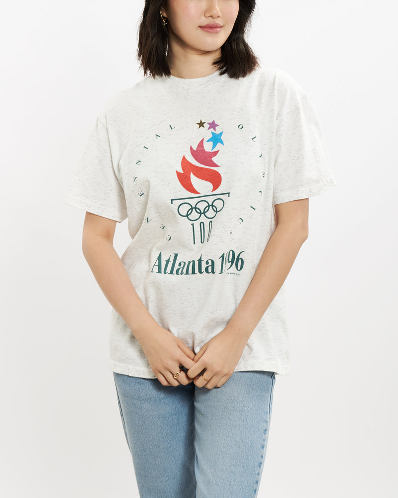 Vintage 1996 Atlanta Olympics Tee <br>XS , The Real Deal , newtown, sydney, australia, thrift store, opshop, preloved, secondhand, sustainable, retro, antique, 70s, 80s, 90s, 2000s, 00s, fashion, clothing, streetwear, trendy, garment, style, boutique, store, shop, archive, sale, cheap, best, top