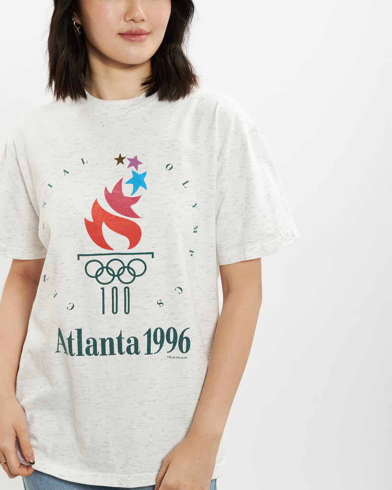 Vintage 1996 Atlanta Olympics Tee <br>XS , The Real Deal , newtown, sydney, australia, thrift store, opshop, preloved, secondhand, sustainable, retro, antique, 70s, 80s, 90s, 2000s, 00s, fashion, clothing, streetwear, trendy, garment, style, boutique, store, shop, archive, sale, cheap, best, top