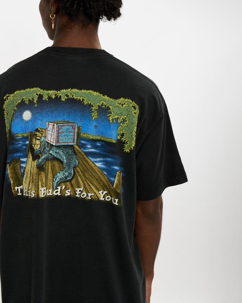 Vintage 1996 Budweiser Tee <br>L , The Real Deal , newtown, sydney, australia, thrift store, opshop, preloved, secondhand, sustainable, retro, antique, 70s, 80s, 90s, 2000s, 00s, fashion, clothing, streetwear, trendy, garment, style, boutique, store, shop, archive, sale, cheap, best, top