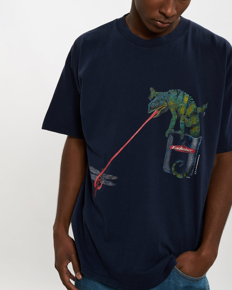 Vintage 1997 Budweiser Tee <br>L , The Real Deal , newtown, sydney, australia, thrift store, opshop, preloved, secondhand, sustainable, retro, antique, 70s, 80s, 90s, 2000s, 00s, fashion, clothing, streetwear, trendy, garment, style, boutique, store, shop, archive, sale, cheap, best, top