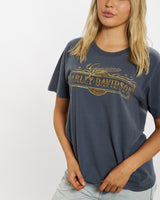 Vintage Harley Davidson Tee <br>M , The Real Deal , newtown, sydney, australia, thrift store, opshop, preloved, secondhand, sustainable, retro, antique, 70s, 80s, 90s, 2000s, 00s, fashion, clothing, streetwear, trendy, garment, style, boutique, store, shop, archive, sale, cheap, best, top