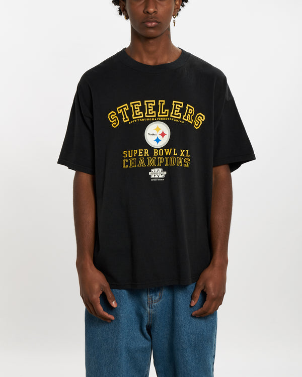 Vintage NFL Pittsburgh Steelers Super Bowl Tee <br>L