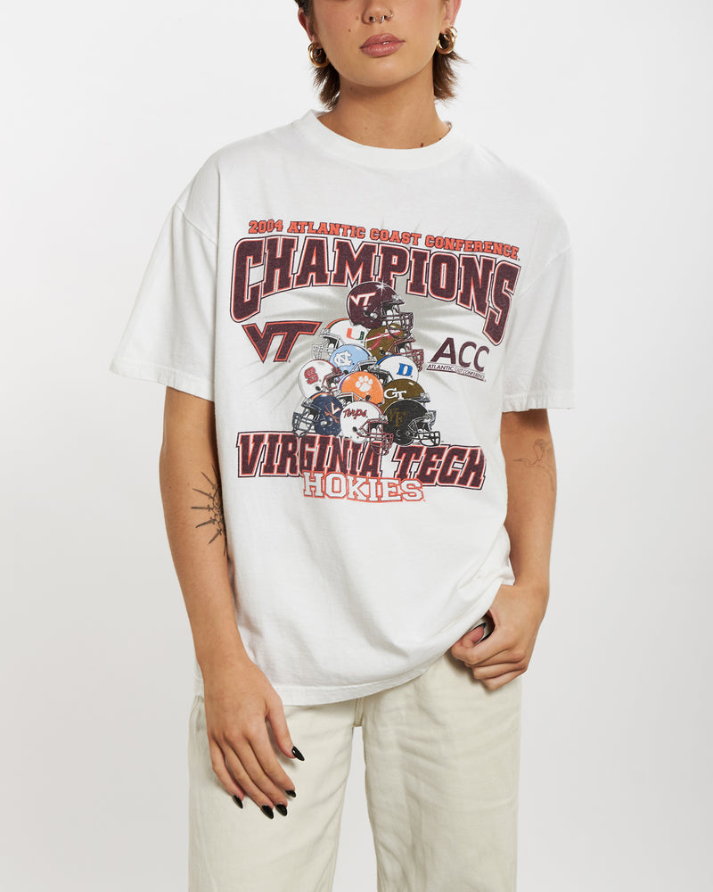 Vintage NCAA Virginia Tech Hokies Tee <br>M , The Real Deal , newtown, sydney, australia, thrift store, opshop, preloved, secondhand, sustainable, retro, antique, 70s, 80s, 90s, 2000s, 00s, fashion, clothing, streetwear, trendy, garment, style, boutique, store, shop, archive, sale, cheap, best, top
