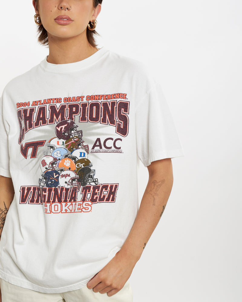 Vintage NCAA Virginia Tech Hokies Tee <br>M , The Real Deal , newtown, sydney, australia, thrift store, opshop, preloved, secondhand, sustainable, retro, antique, 70s, 80s, 90s, 2000s, 00s, fashion, clothing, streetwear, trendy, garment, style, boutique, store, shop, archive, sale, cheap, best, top
