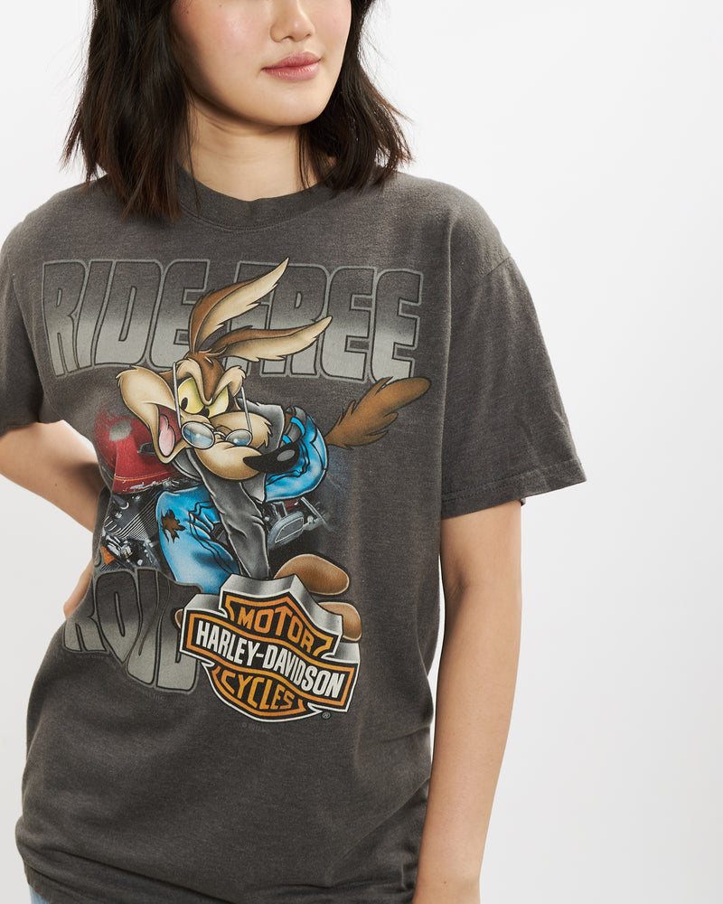 Vintage Harley Davidson Looney Tunes Tee <br>S , The Real Deal , newtown, sydney, australia, thrift store, opshop, preloved, secondhand, sustainable, retro, antique, 70s, 80s, 90s, 2000s, 00s, fashion, clothing, streetwear, trendy, garment, style, boutique, store, shop, archive, sale, cheap, best, top