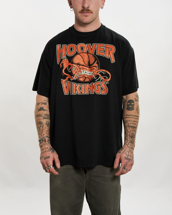 90s Hoover Vikings Basketball Tee  <br>L
