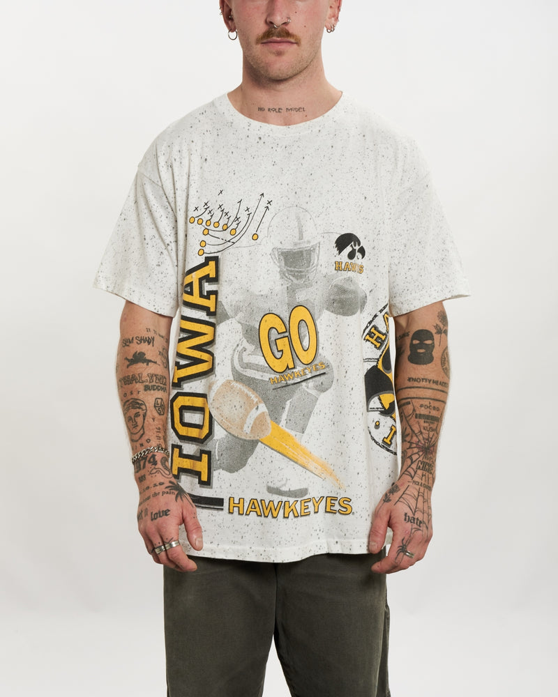 Vintage 90s NCAA University of Iowa Hawkeyes Tee <br>L , The Real Deal , newtown, sydney, australia, thrift store, opshop, preloved, secondhand, sustainable, retro, antique, 70s, 80s, 90s, 2000s, 00s, fashion, clothing, streetwear, trendy, garment, style, boutique, store, shop, archive, sale, cheap, best, top