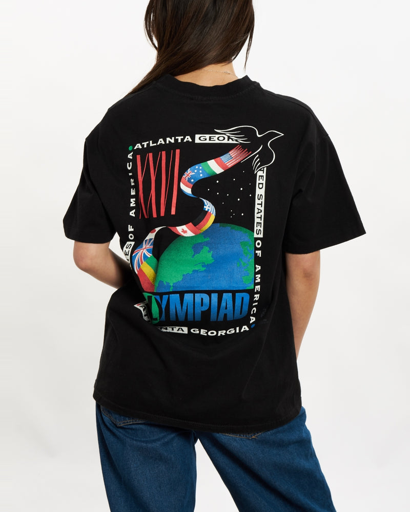 Vintage 1996 Atlanta Olympics Tee <br>S , The Real Deal , newtown, sydney, australia, thrift store, opshop, preloved, secondhand, sustainable, retro, antique, 70s, 80s, 90s, 2000s, 00s, fashion, clothing, streetwear, trendy, garment, style, boutique, store, shop, archive, sale, cheap, best, top
