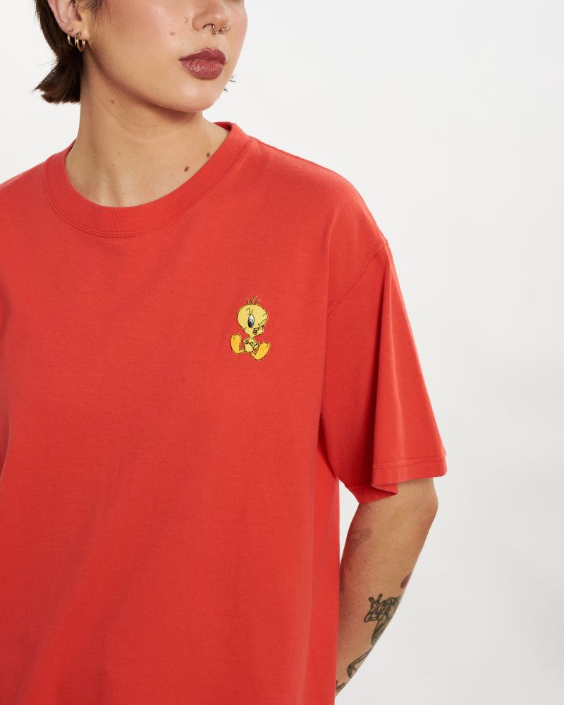 Vintage Looney Tunes Tweety Bird Tee <br>M , The Real Deal , newtown, sydney, australia, thrift store, opshop, preloved, secondhand, sustainable, retro, antique, 70s, 80s, 90s, 2000s, 00s, fashion, clothing, streetwear, trendy, garment, style, boutique, store, shop, archive, sale, cheap, best, top