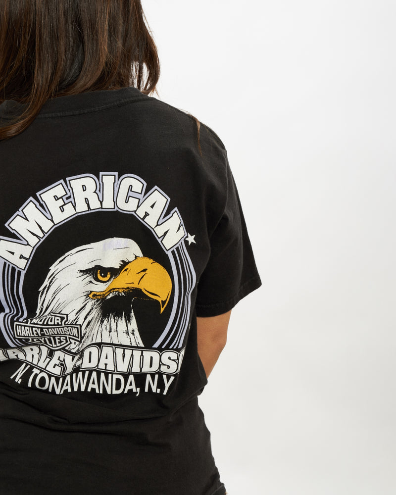 Vintage 1996 Harley Davidson Tee <br>XXS , The Real Deal , newtown, sydney, australia, thrift store, opshop, preloved, secondhand, sustainable, retro, antique, 70s, 80s, 90s, 2000s, 00s, fashion, clothing, streetwear, trendy, garment, style, boutique, store, shop, archive, sale, cheap, best, top