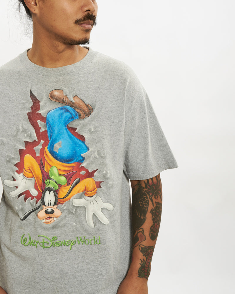 90s Walt Disney World Goofy Tee  <br>L