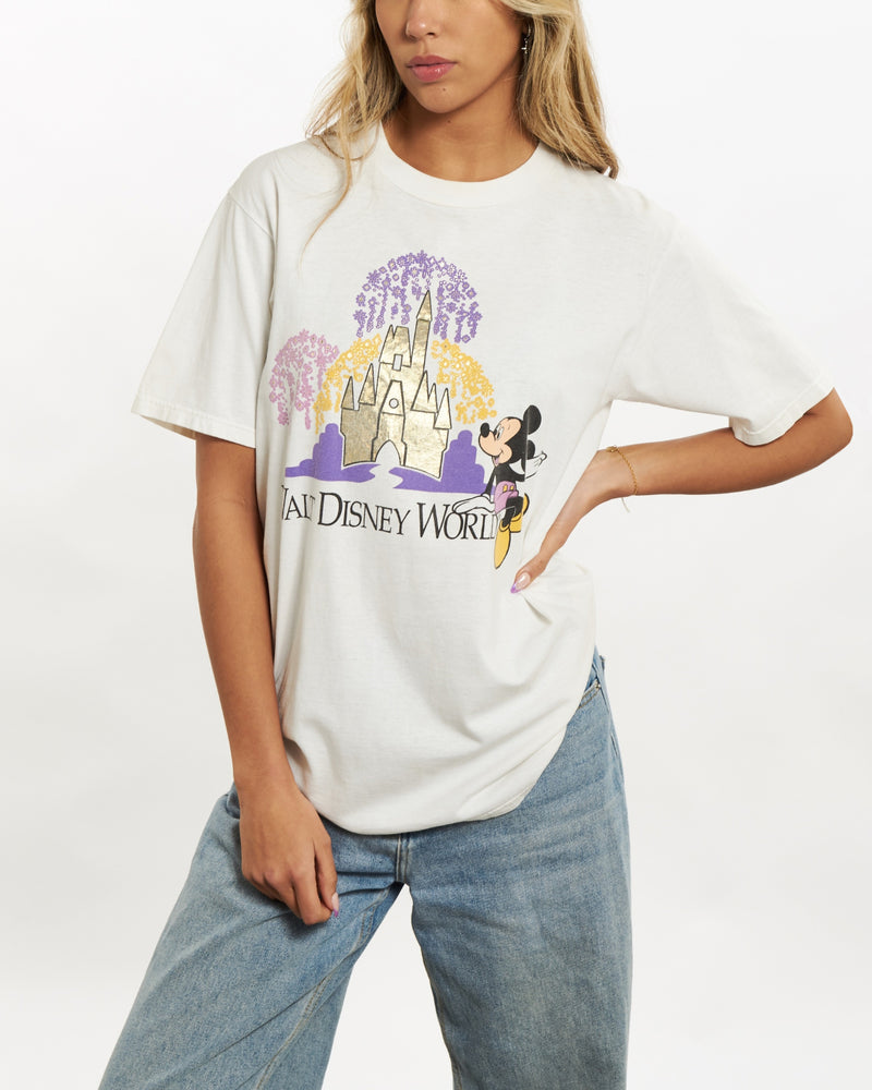 Vintage 90s Walt Disney World Tee <br>XS , The Real Deal , newtown, sydney, australia, thrift store, opshop, preloved, secondhand, sustainable, retro, antique, 70s, 80s, 90s, 2000s, 00s, fashion, clothing, streetwear, trendy, garment, style, boutique, store, shop, archive, sale, cheap, best, top