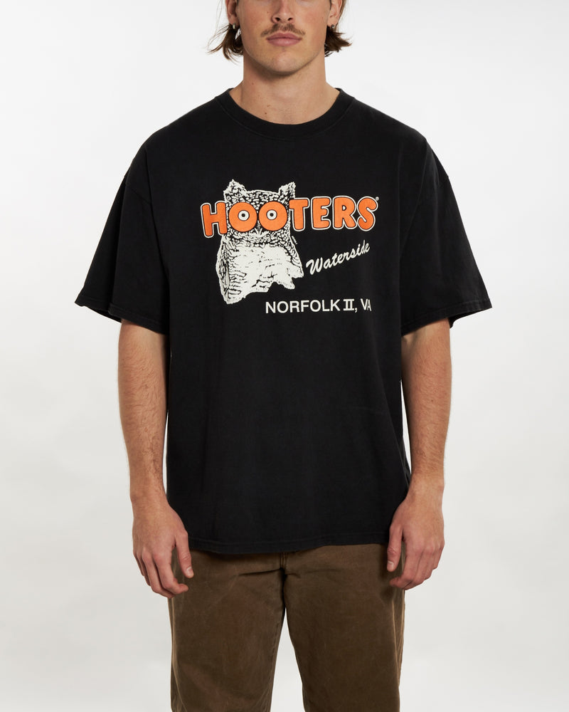 Vintage Hooters Tee <br>XL , The Real Deal , newtown, sydney, australia, thrift store, opshop, preloved, secondhand, sustainable, retro, antique, 70s, 80s, 90s, 2000s, 00s, fashion, clothing, streetwear, trendy, garment, style, boutique, store, shop, archive, sale, cheap, best, top