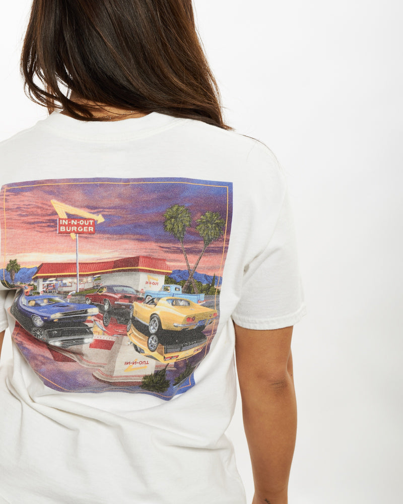 Vintage In-N-Out Burger Tee <br>XXS , The Real Deal , newtown, sydney, australia, thrift store, opshop, preloved, secondhand, sustainable, retro, antique, 70s, 80s, 90s, 2000s, 00s, fashion, clothing, streetwear, trendy, garment, style, boutique, store, shop, archive, sale, cheap, best, top
