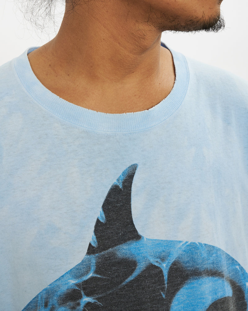 Vintage 90s Wildlife Orca Tee <br>L , The Real Deal , newtown, sydney, australia, thrift store, opshop, preloved, secondhand, sustainable, retro, antique, 70s, 80s, 90s, 2000s, 00s, fashion, clothing, streetwear, trendy, garment, style, boutique, store, shop, archive, sale, cheap, best, top
