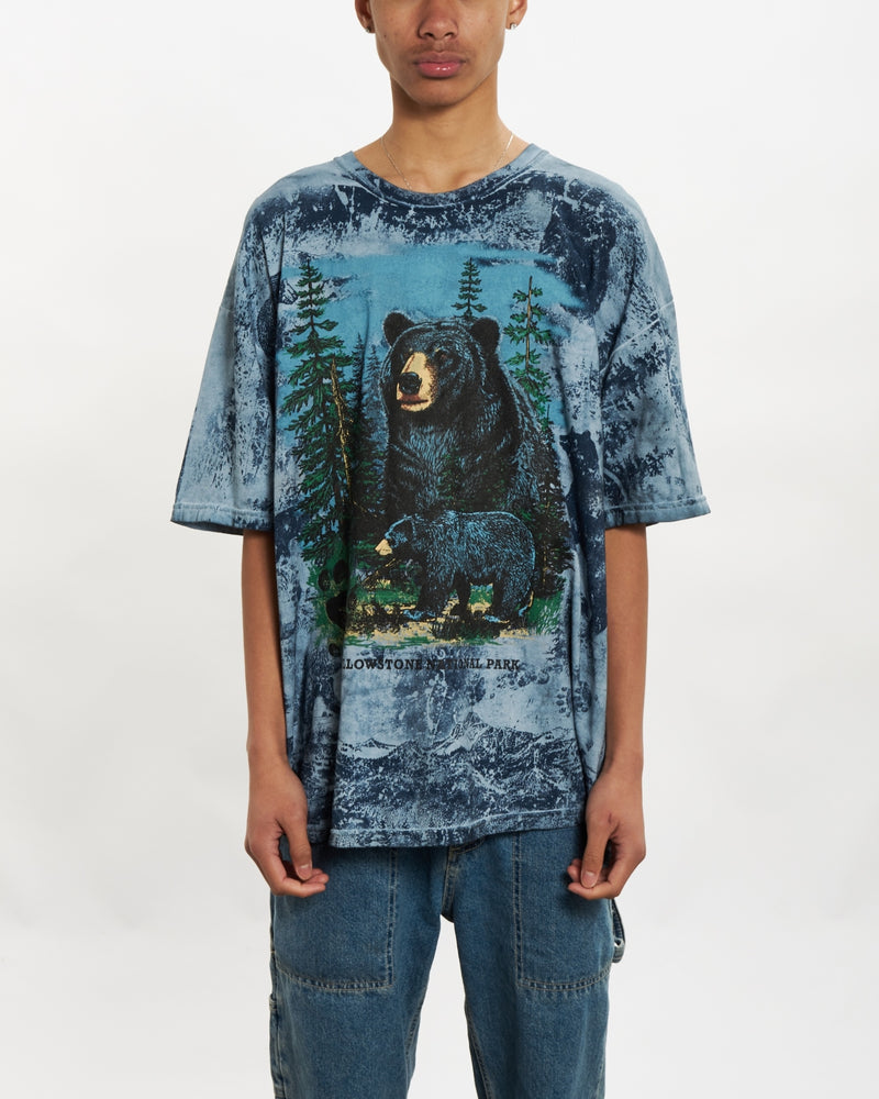 Vintage Wildlife Yellowstone National Park Tee  <br>L