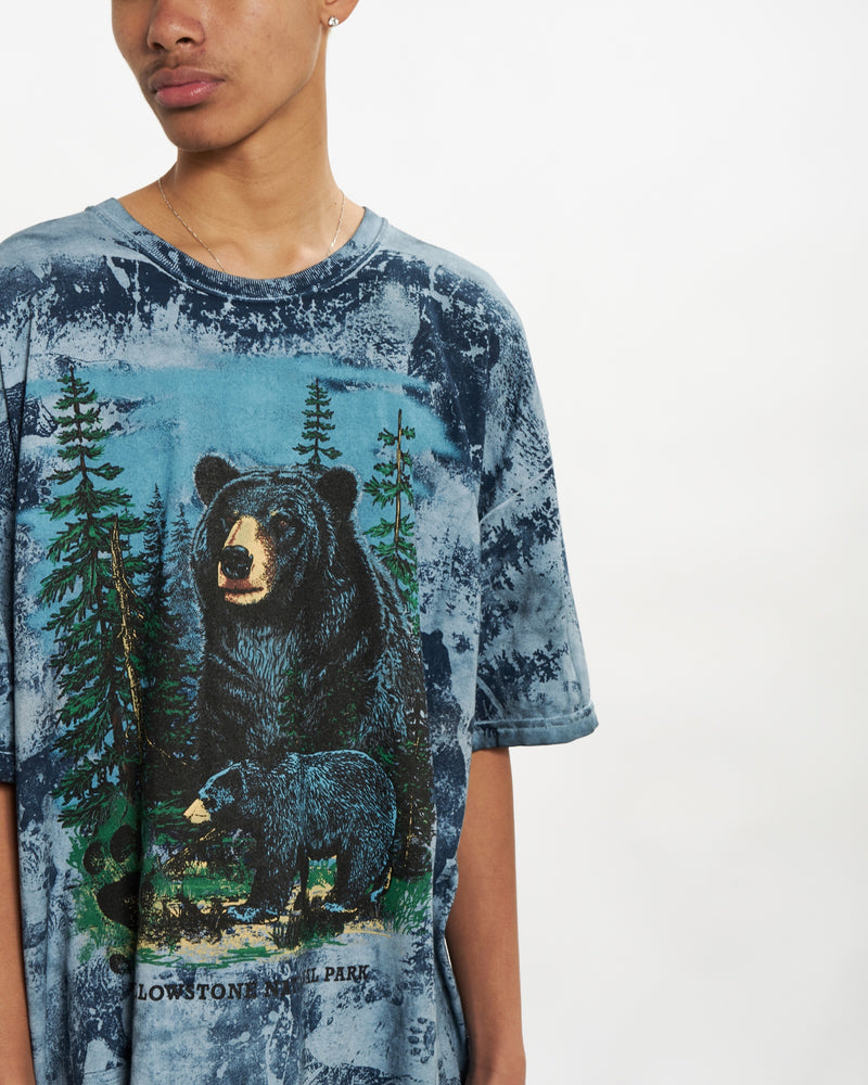 Vintage Wildlife Yellowstone National Park Tee  <br>L